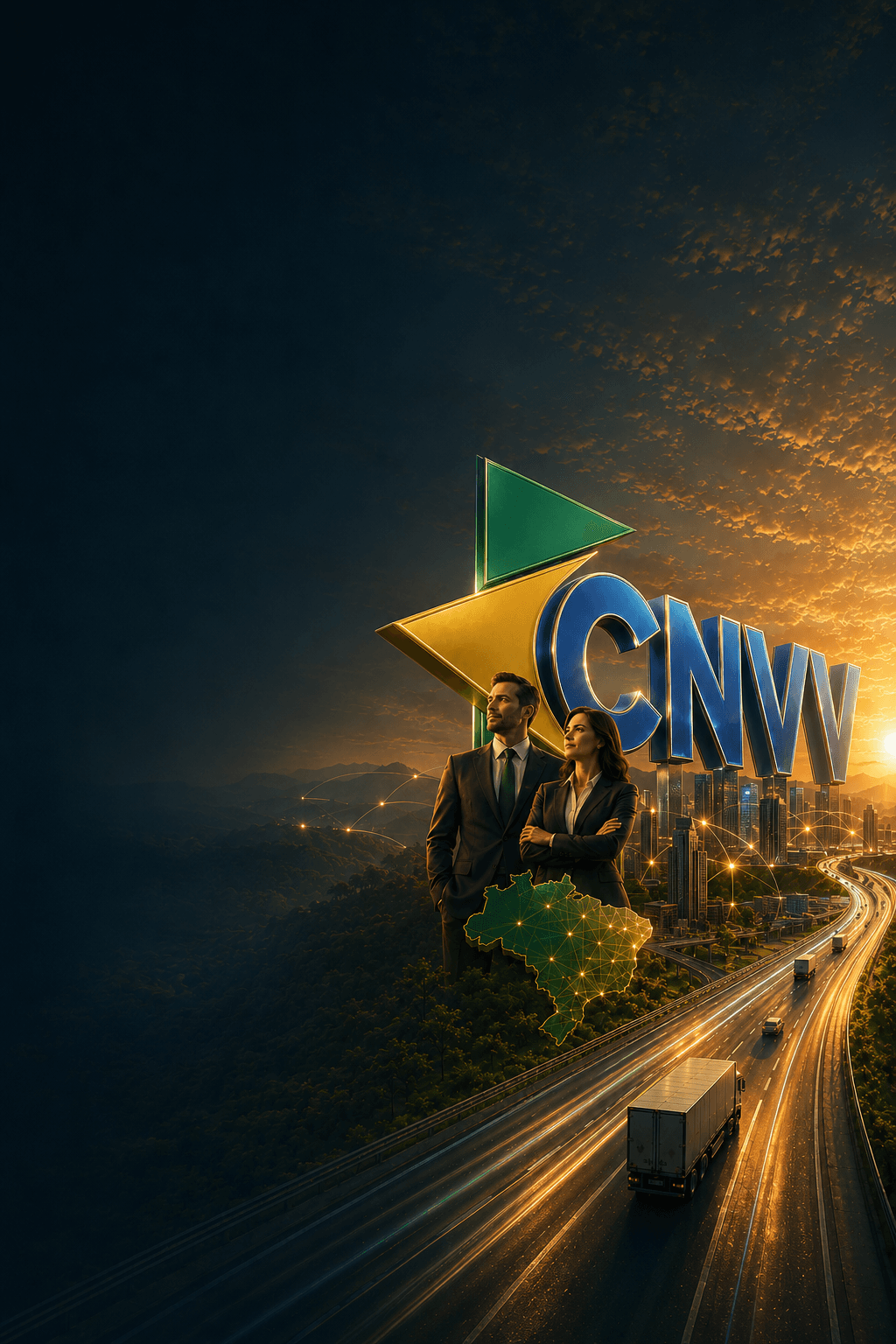 Imagem institucional da CNVV representando 18 anos de atuação.